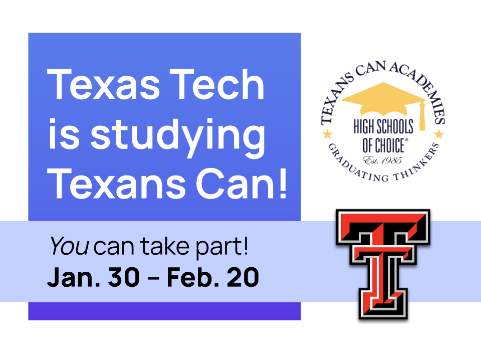 Texas Tech Is Studying Texans Can!